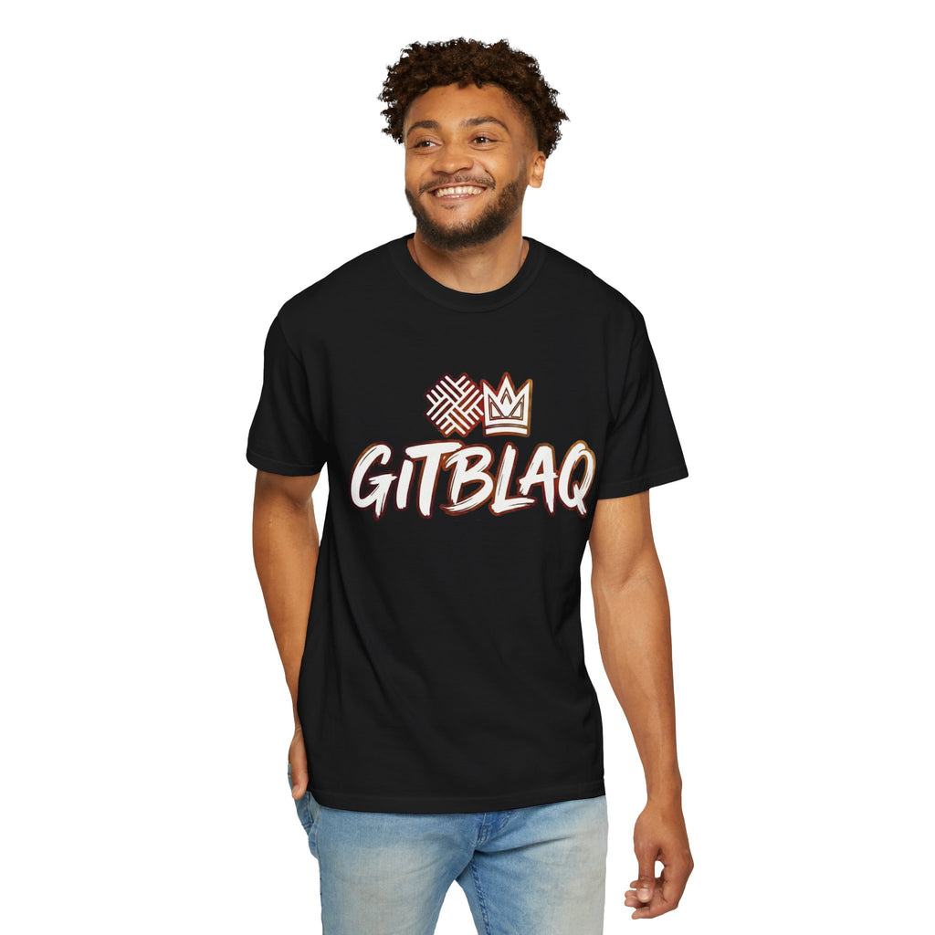 GITBLAQ Garment-Dyed Streetwear Tee