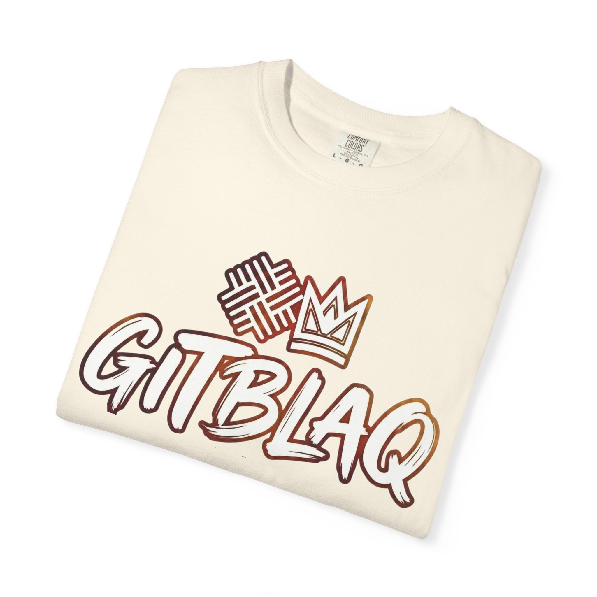 GITBLAQ Garment-Dyed Streetwear Tee