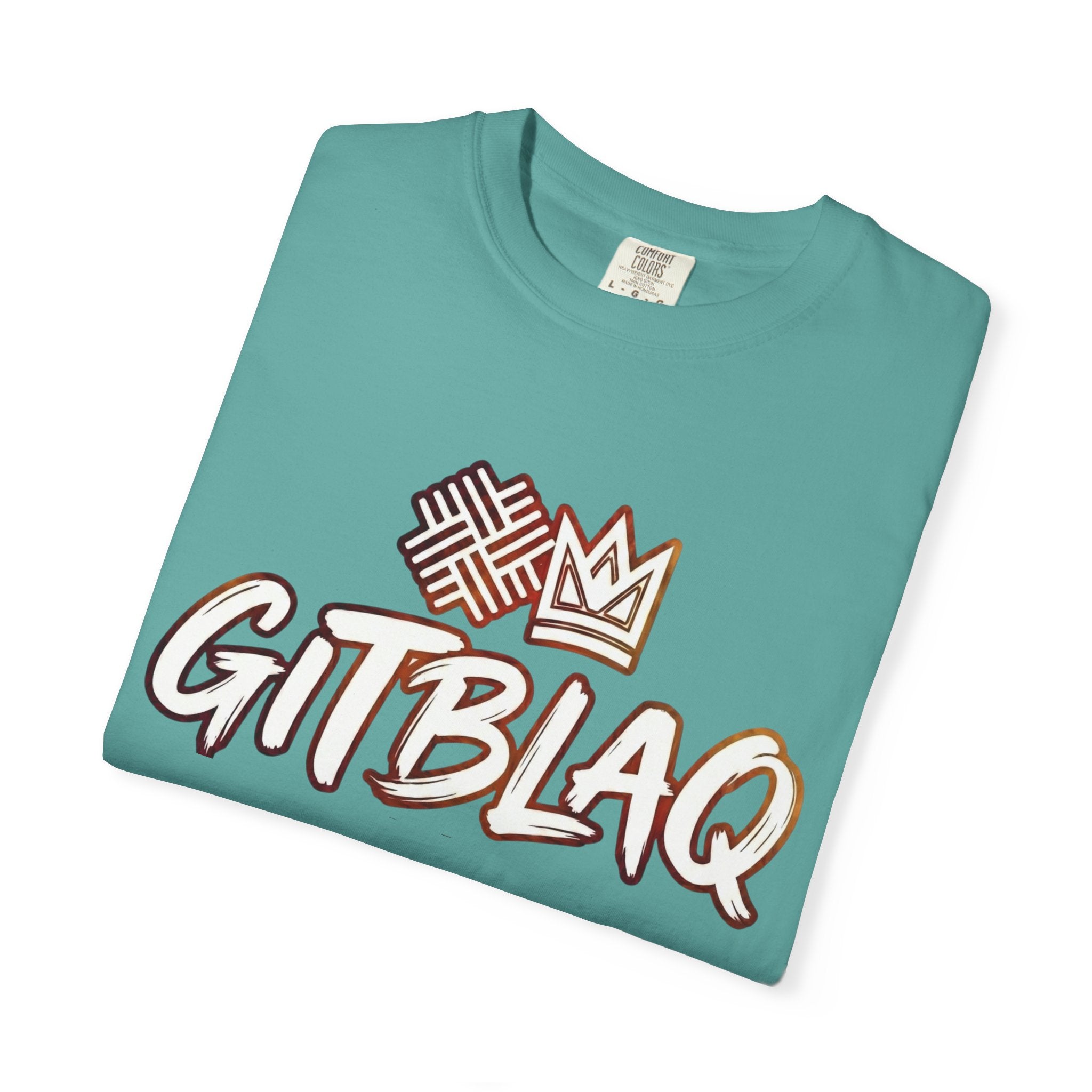 GITBLAQ Garment-Dyed Streetwear Tee