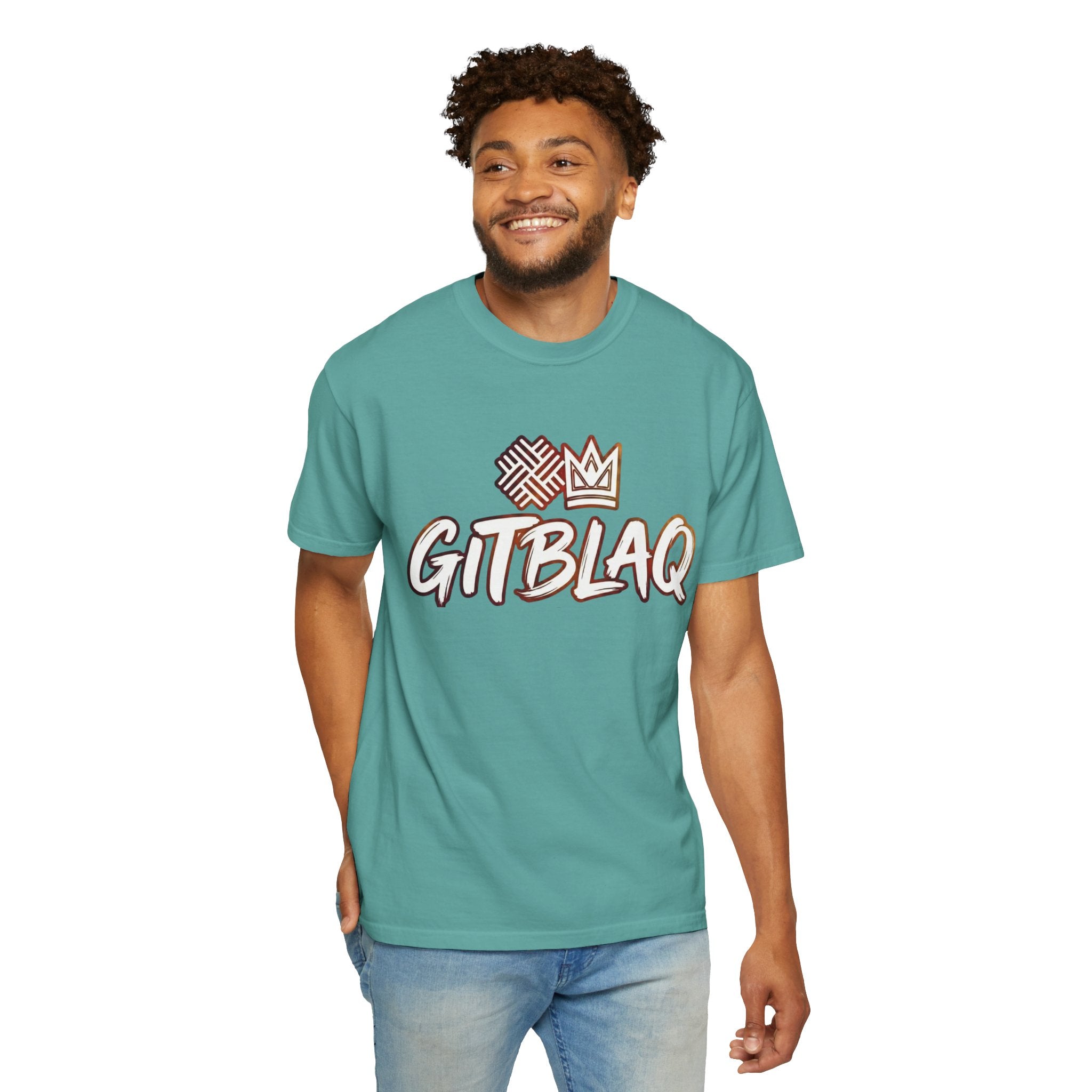 GITBLAQ Garment-Dyed Streetwear Tee