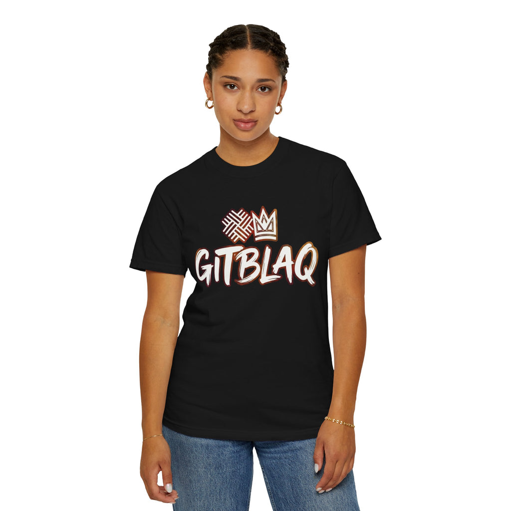 GITBLAQ Garment-Dyed Streetwear Tee