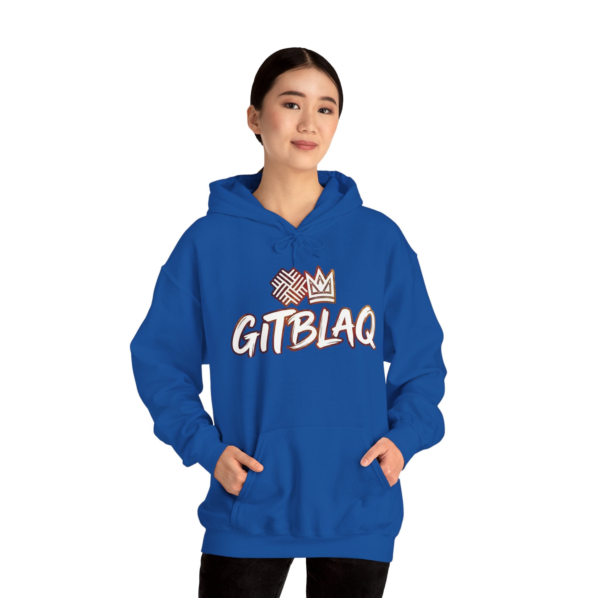 GITBLAQ Hoodie Streetwear Crown Graphic Pullover