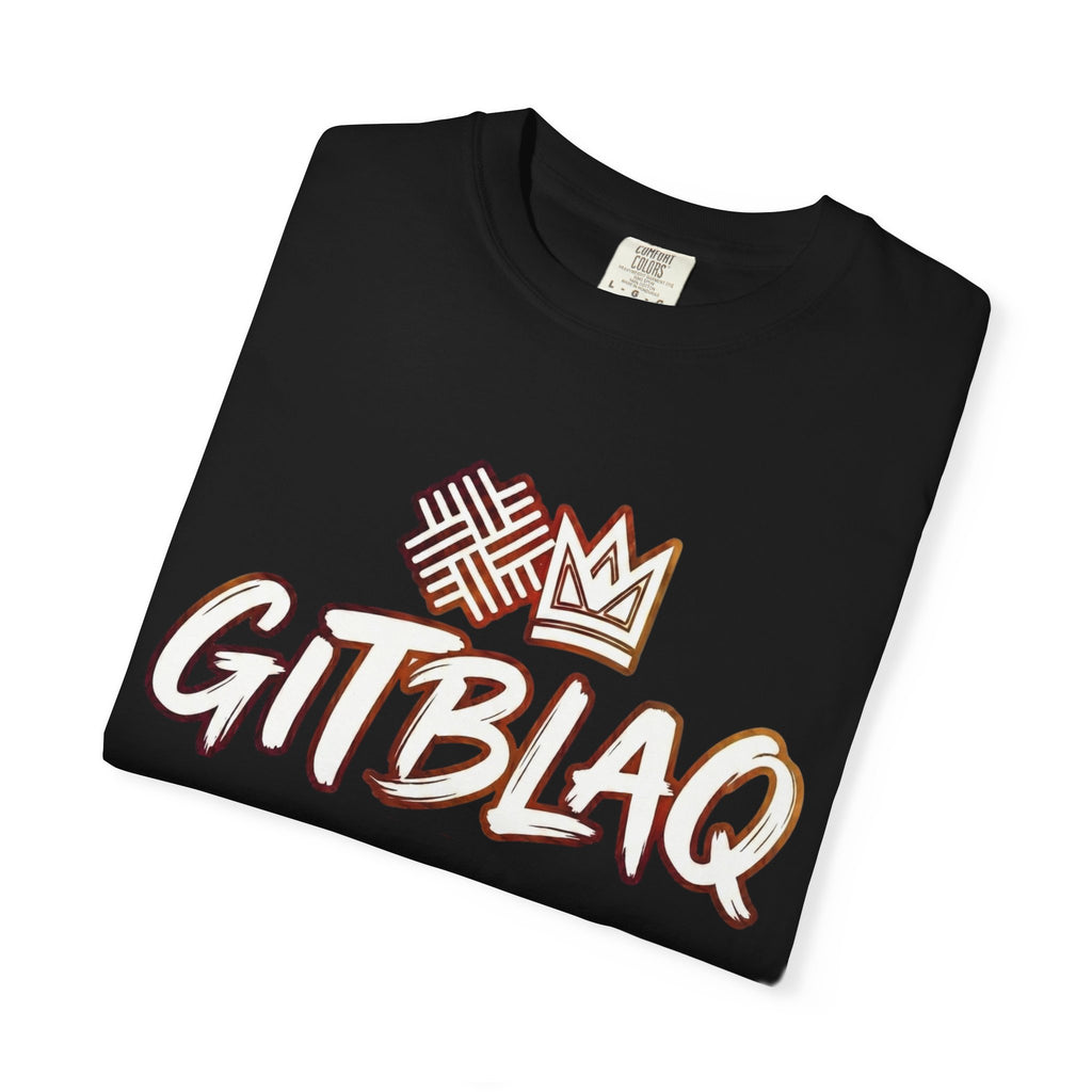 GITBLAQ Garment-Dyed Streetwear Tee