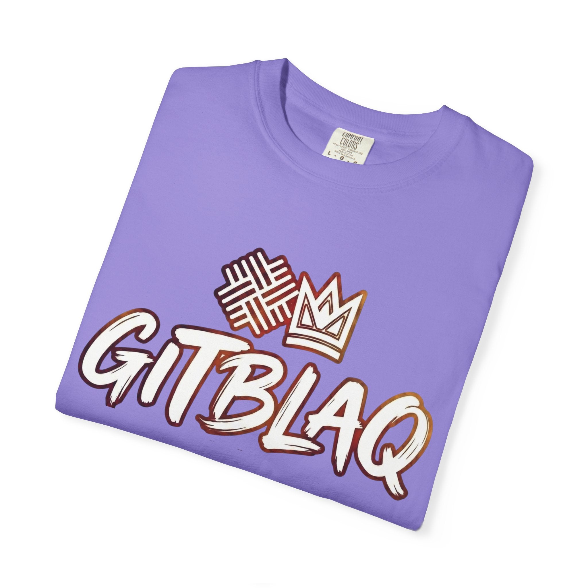 GITBLAQ Garment-Dyed Streetwear Tee