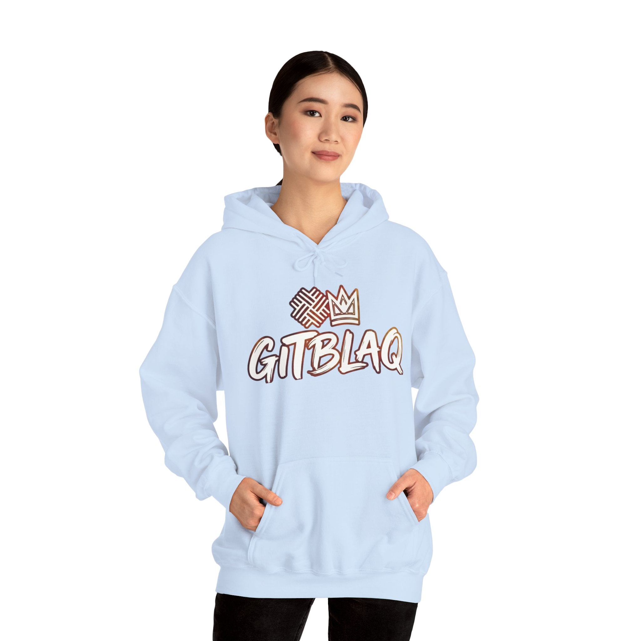 GITBLAQ Hoodie Streetwear Crown Graphic Pullover