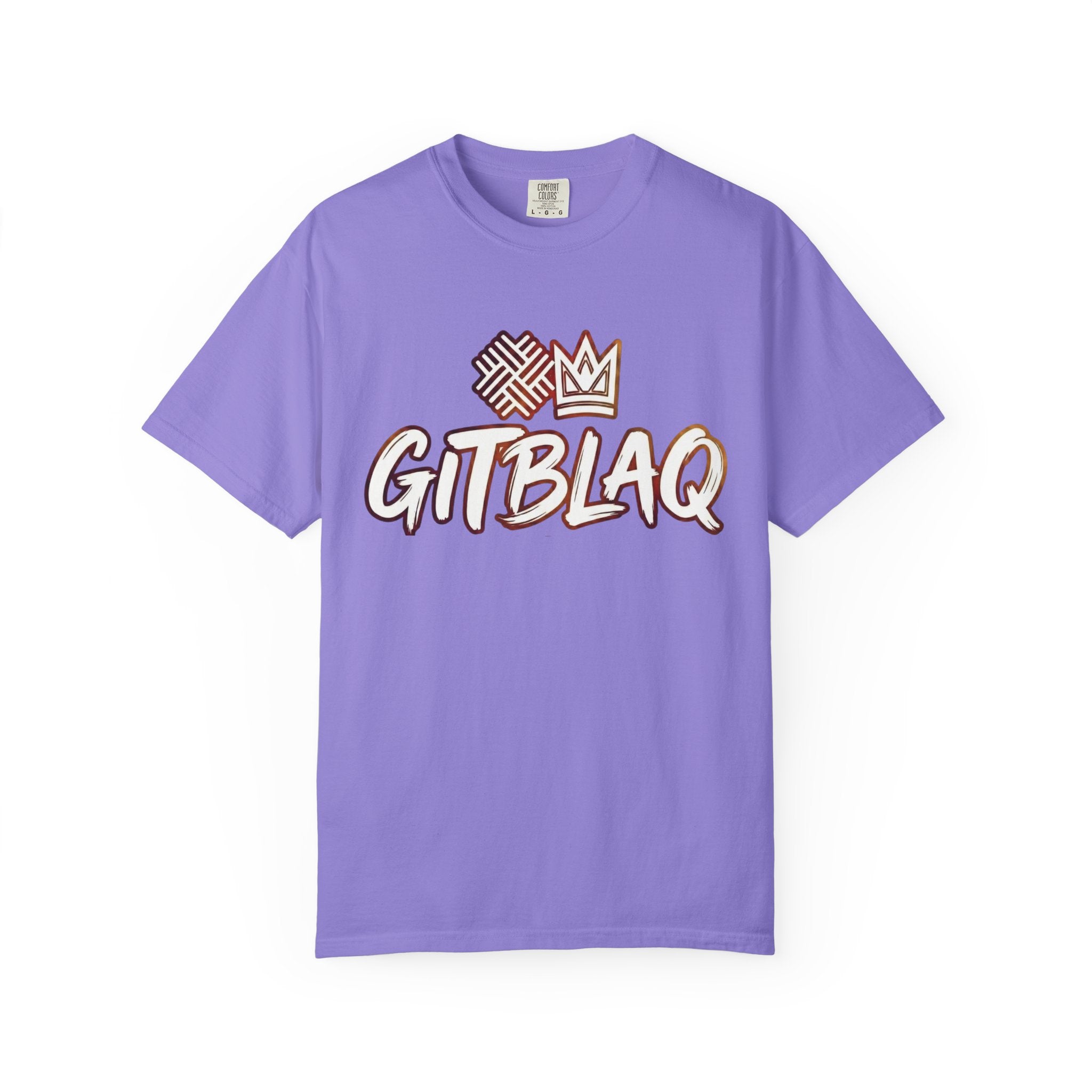 GITBLAQ Garment-Dyed Streetwear Tee