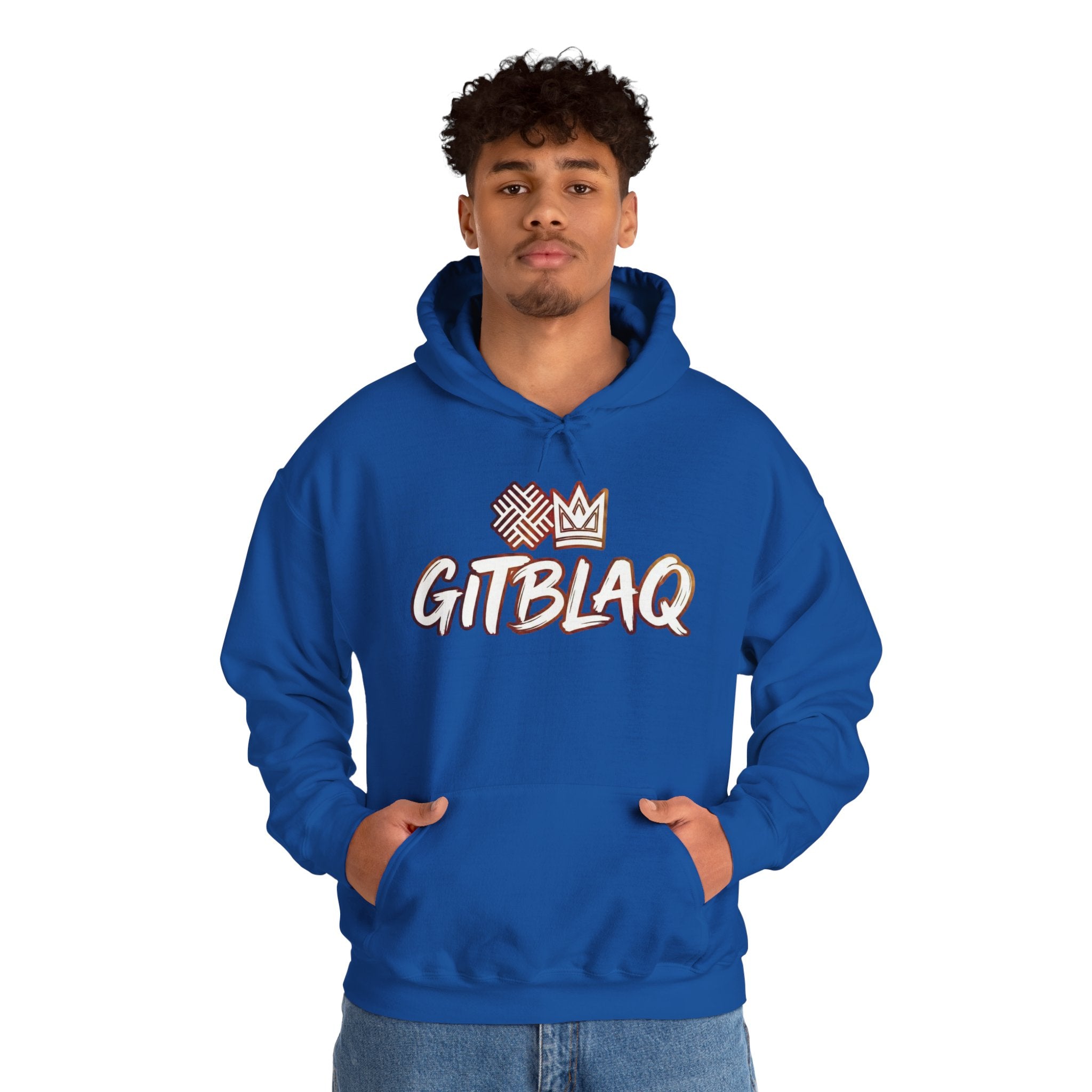 GITBLAQ Hoodie Streetwear Crown Graphic Pullover